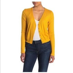 Abound Pointelle Knit Crop Sweater